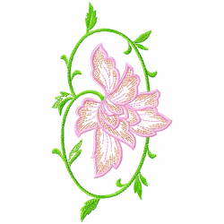Flowers And Tree Embroidery Design 9 Flowers And Tree Embroidery Design 9